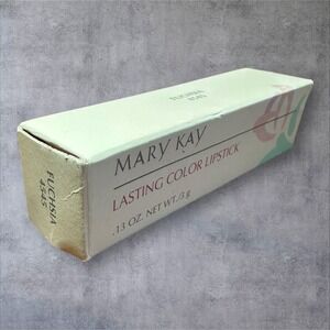Mary Kay Lasting Color Lipstick Women .13oz Fuchsia 4545 New Vintage Pink Cream